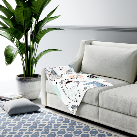 Cute Animal Baby Swaddle Blanket - Soft & Cozy Nursery Essential
