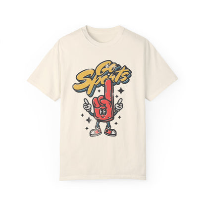 Go Sports Unisex Garment-Dyed T-Shirt | Fun Sports Fan Tee