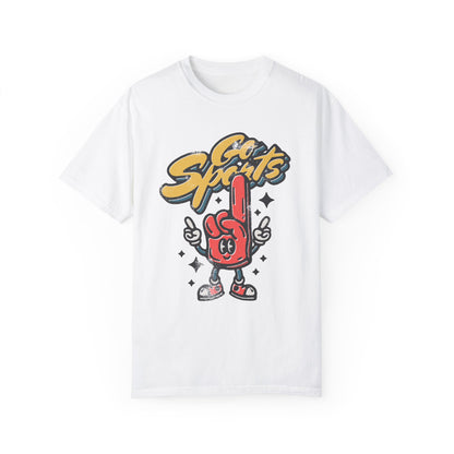 Go Sports Unisex Garment-Dyed T-Shirt | Fun Sports Fan Tee