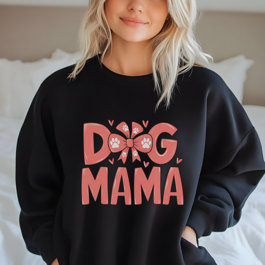 Dog Mama Crewneck Sweatshirt - Cozy Gift for Pet Lovers