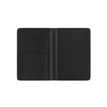 Elegant Floral Passport Cover with World Map Design